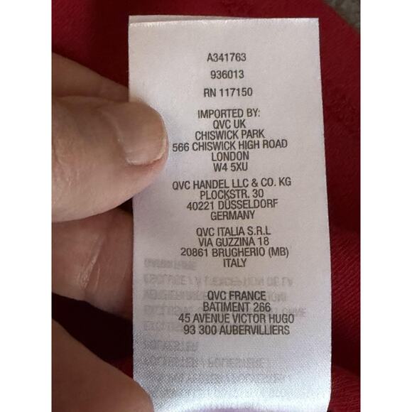 VTG Quacker Factory Shirt Womens M Embroidered Art To Wear Fall Leaves Cottage - Picture 6 of 10